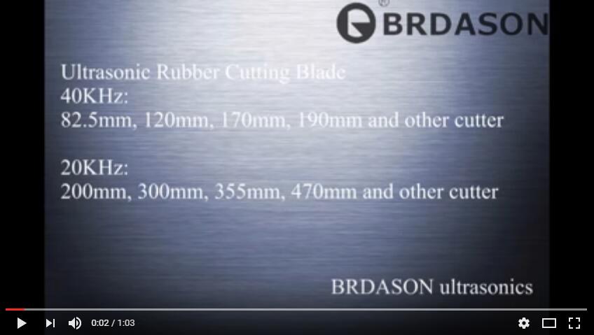 BRANSON Ultrasonic Rubber Tire Cutting Blade